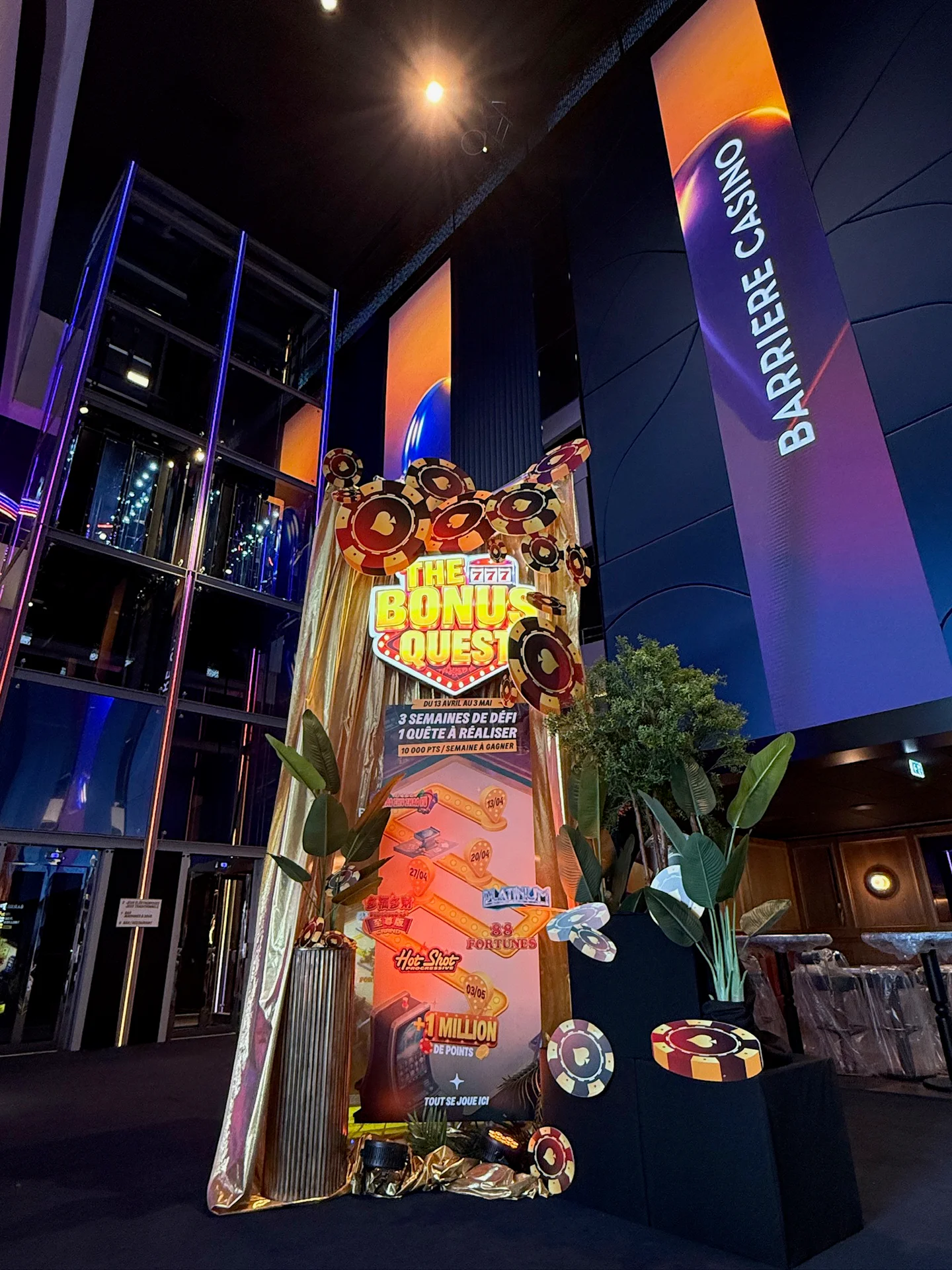 Décor Nouveau Jeu Casino - scénographie événementielle Nectar