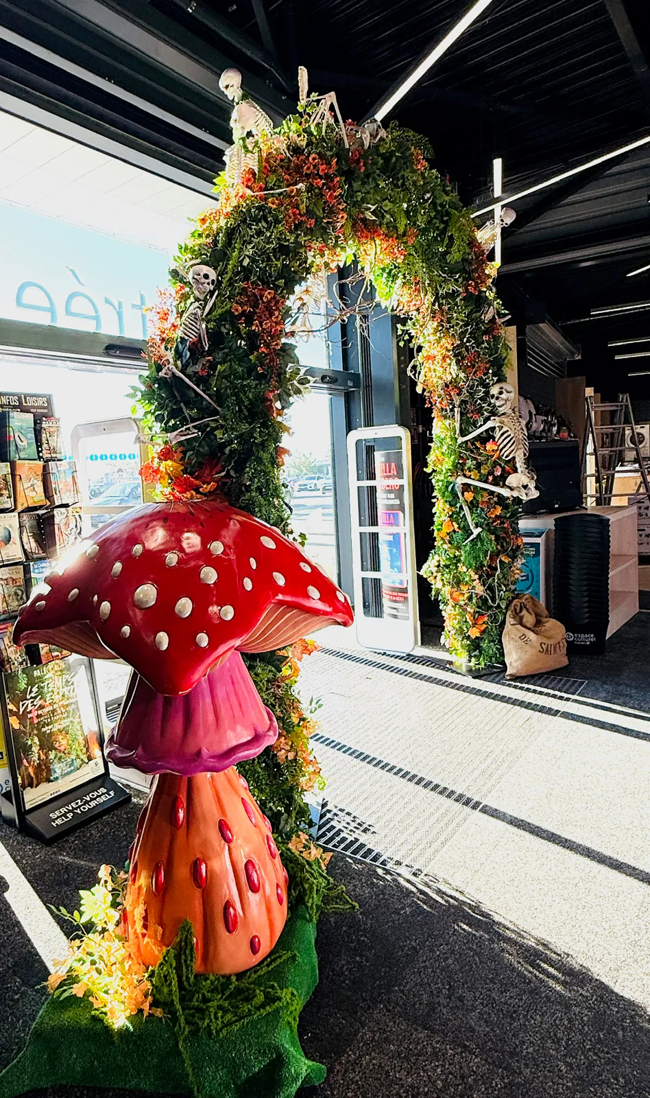 Décor Forêt enchantée et épouvantails musiciens Halloween - Nectar