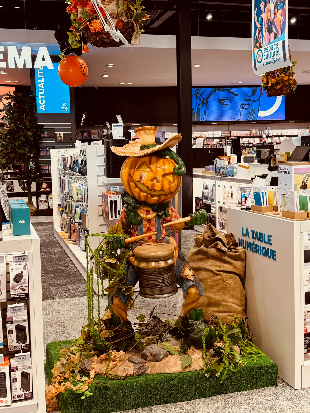 Décor Forêt enchantée et épouvantails musiciens Halloween - Nectar