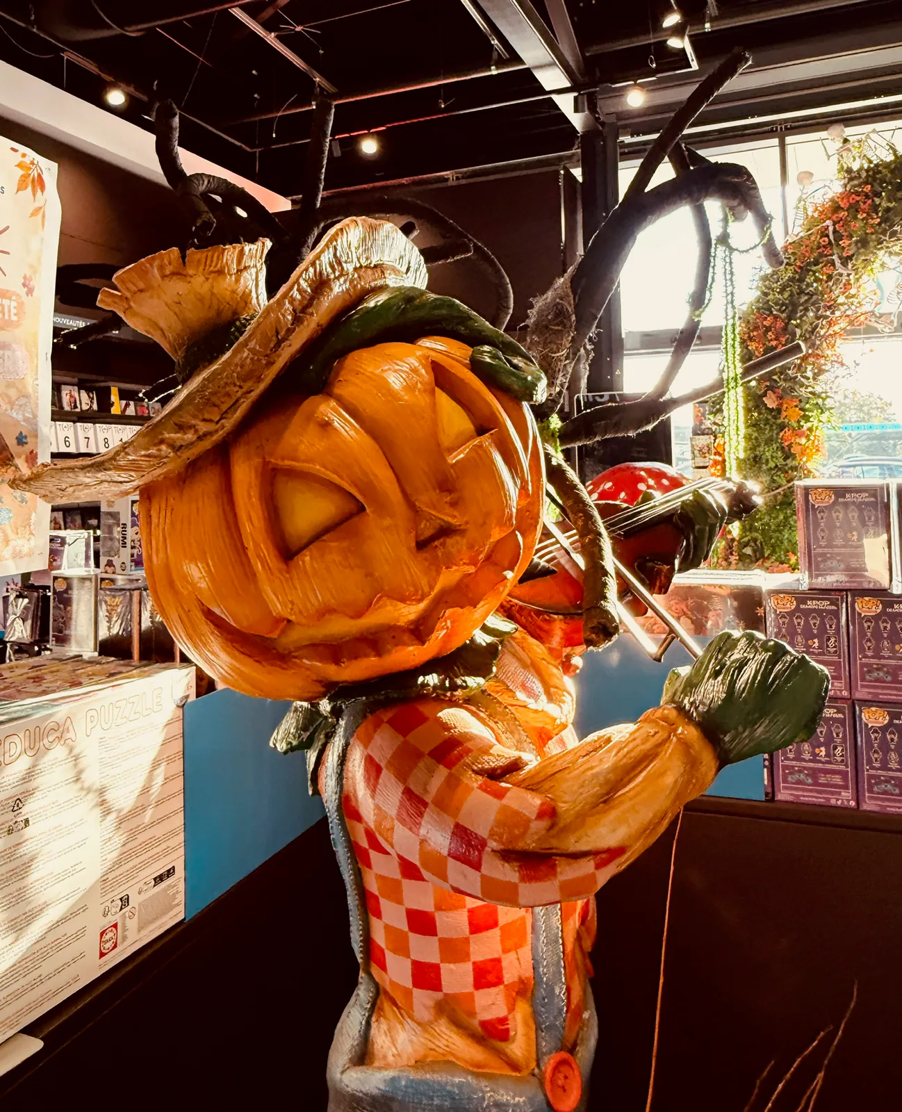 Décor Forêt enchantée et épouvantails musiciens Halloween - Nectar
