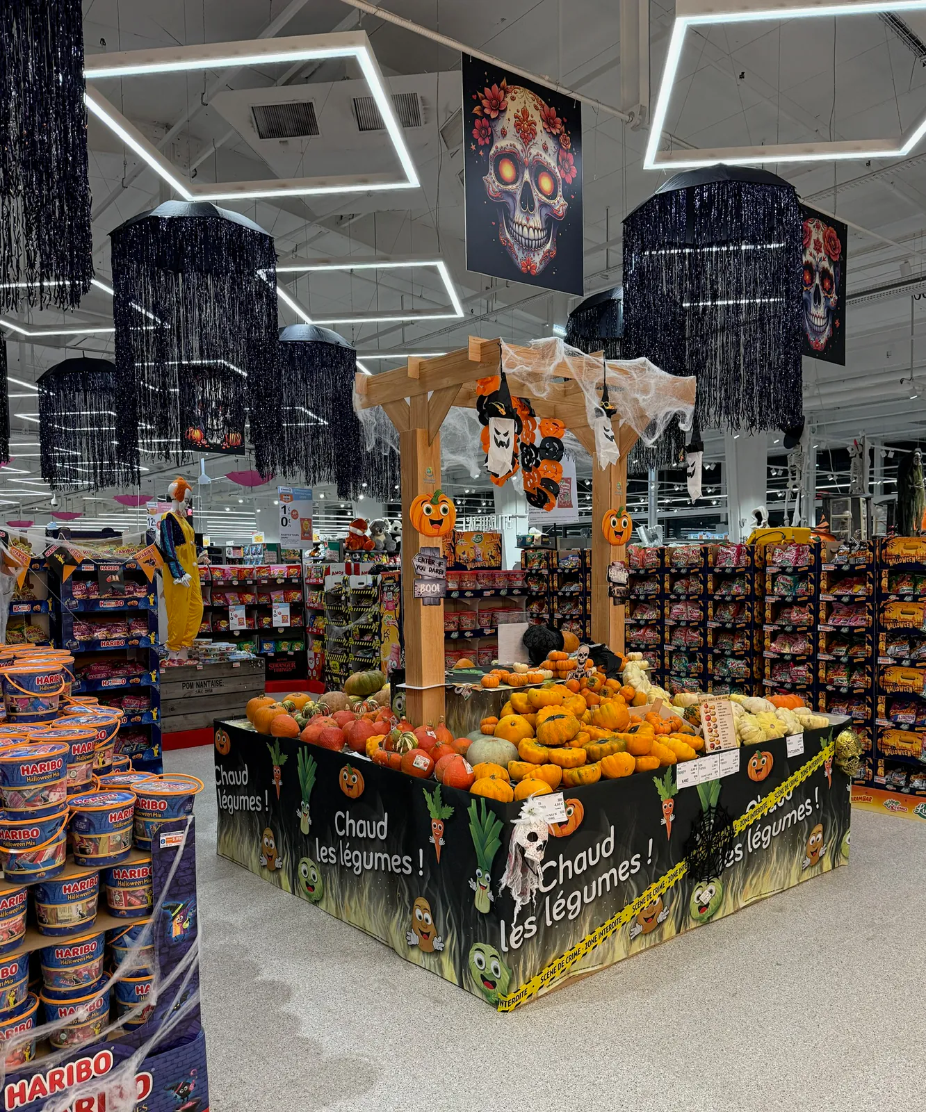 Décor Rayon légumes et citrouilles d'Halloween Halloween - Nectar